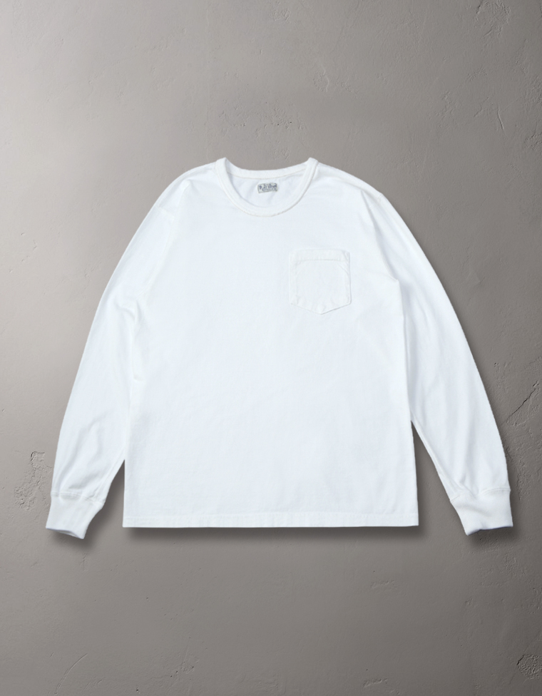 長袖Tシャツ- ポケット付 -