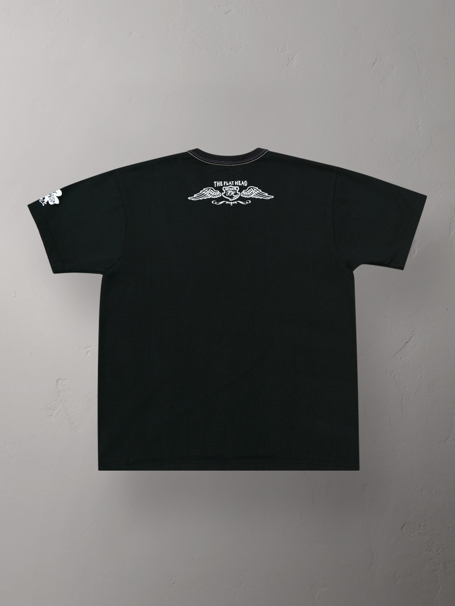 3本針の1本外し Tシャツ FN-THC-019