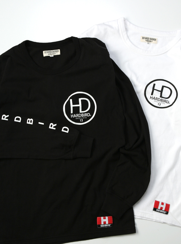 .01 HARDBIRDのシンプルなロングスリーブTシャツ