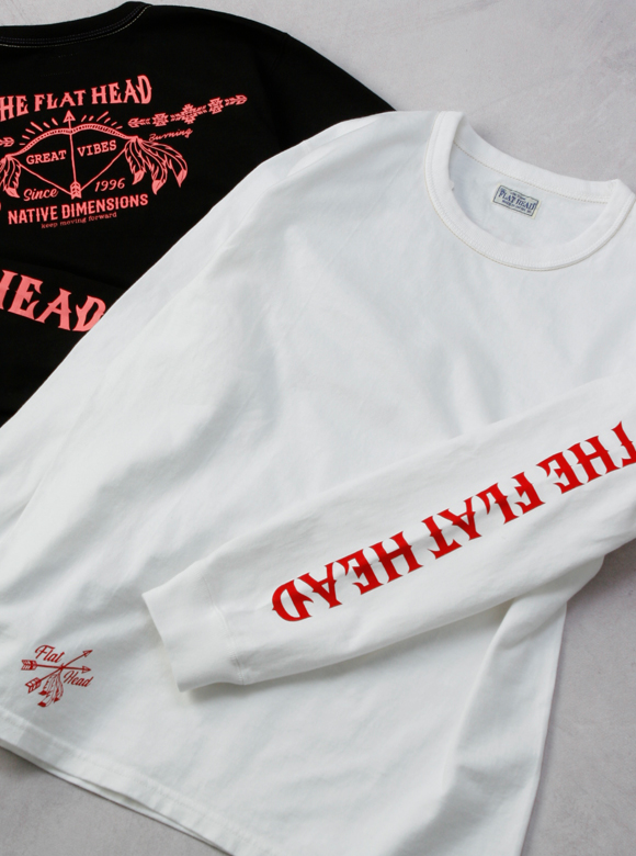 .02 コットン100％による度詰生地を使用した肉厚でコシ感のあるロングスリーブTシャツ