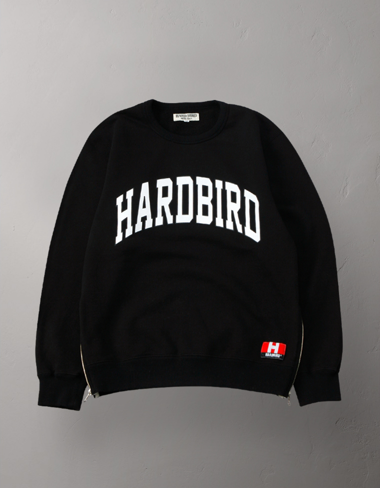 クルーネックスウェット 裏パイル - HARDBIRD -
