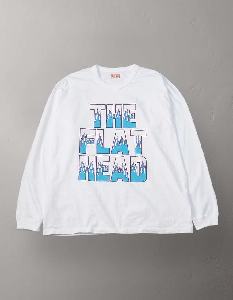 ビッグシルエット ロングスリーブTシャツ - FLAMES -