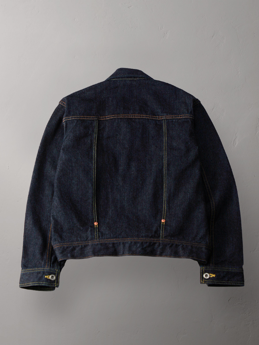 14.5oz 左綾ジンバブエコットン デニムジャケット 40sモデル FN-OJ-D101