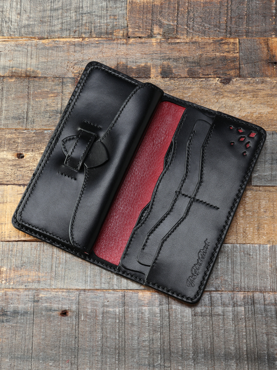 ウェブショップ数量限定 ホースハイド×多脂革 ロングウォレット レッドエディション FN-WLN5-5S4S-R1