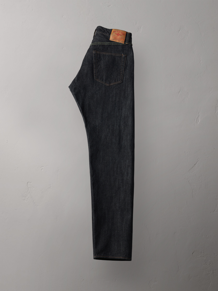 14.5oz 左綾ジンバブエコットン リラックステーパード ジーンズ FN-D112