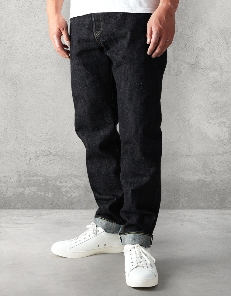 14.5oz ジーンズ FN-D112（左綾ジンバブエコットン リラックステーパード）
