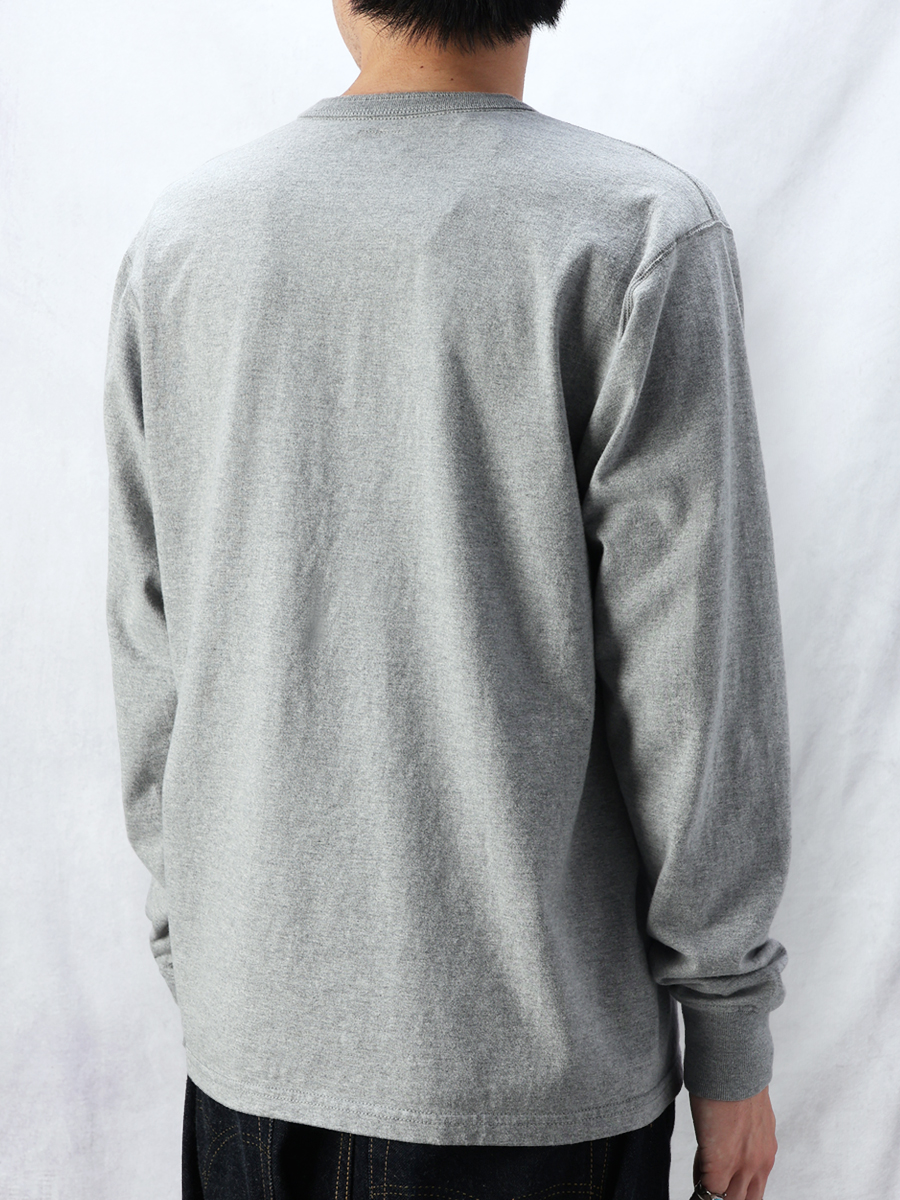 ヘンリーネック ロングスリーブTシャツ FN-TSHL-004