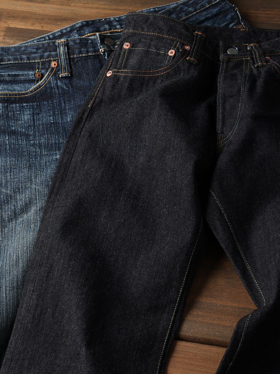 14.5oz 左綾ジンバブエコットン レギュラーテーパード ジーンズ FN-D110