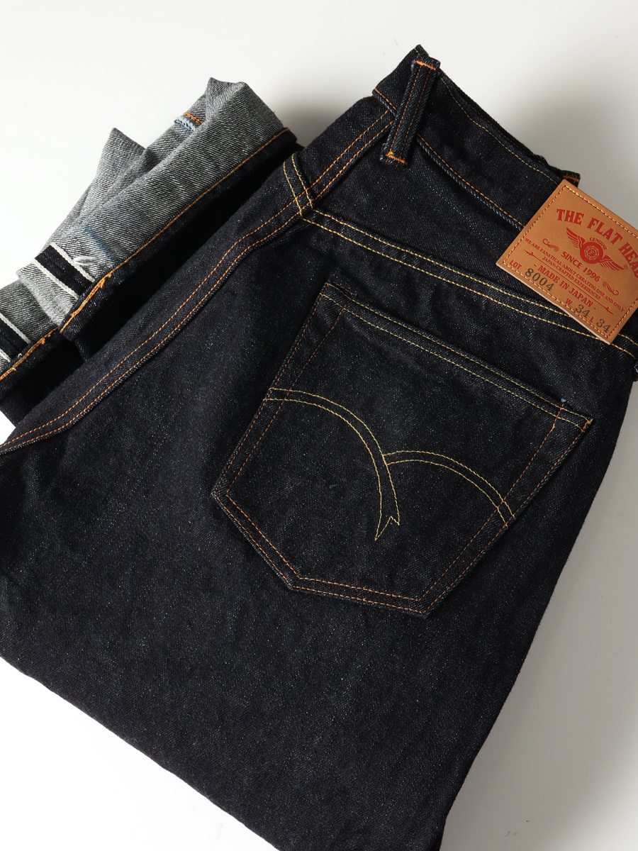 18oz ワイドテーパードジーンズ FN-8004