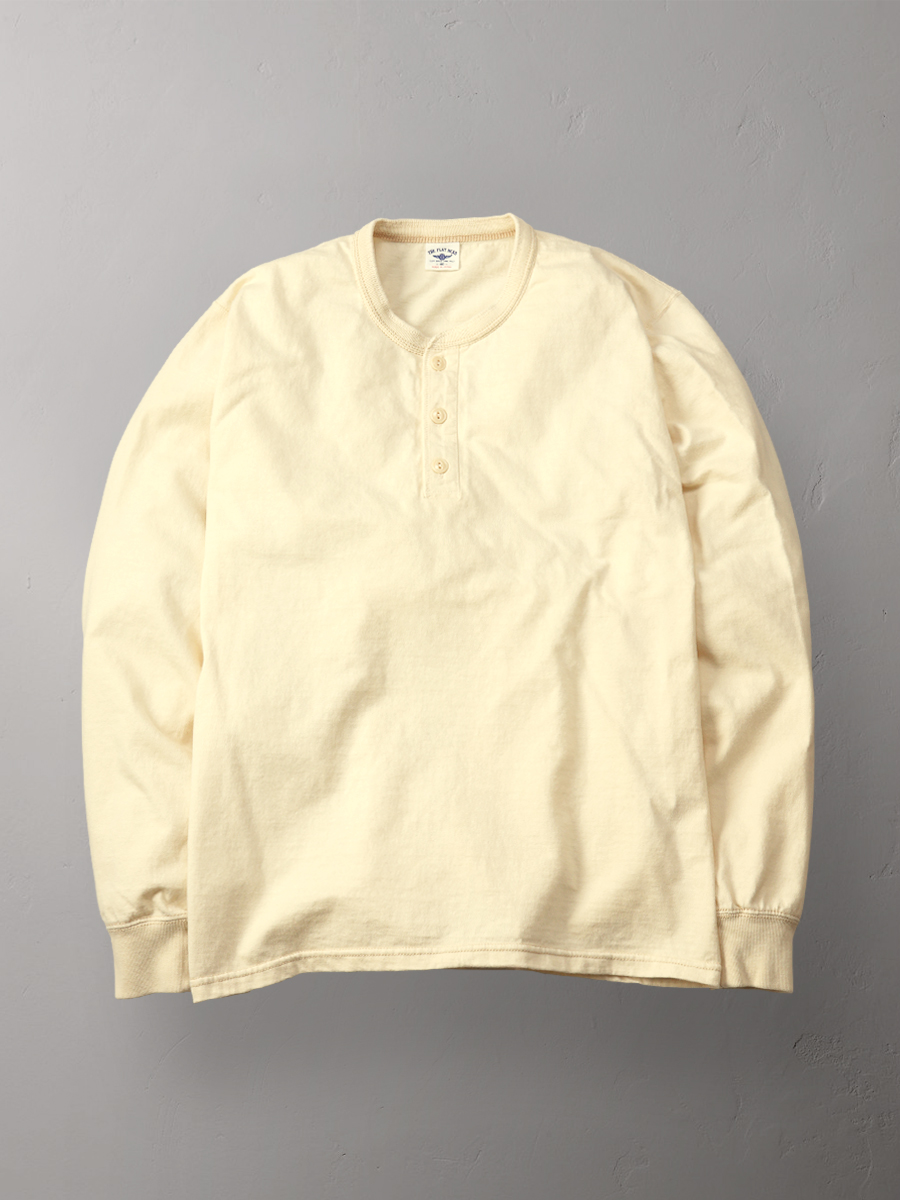 ヘンリーネック ロングスリーブTシャツ FN-TSHL-004
