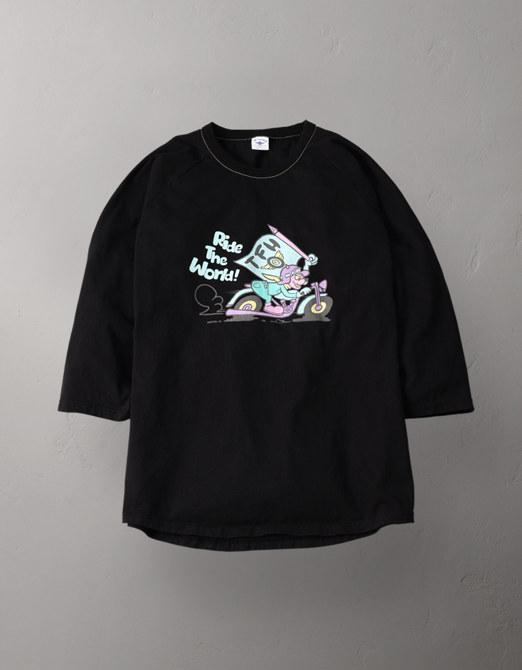 ラグラン 七分袖Tシャツ - R. T. W
