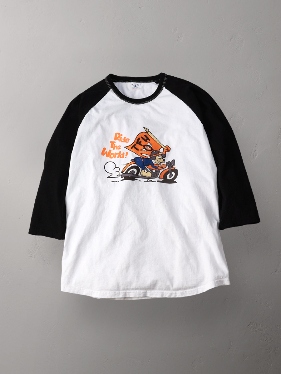 ラグラン 七分袖 Tシャツ FN-TSRB-003