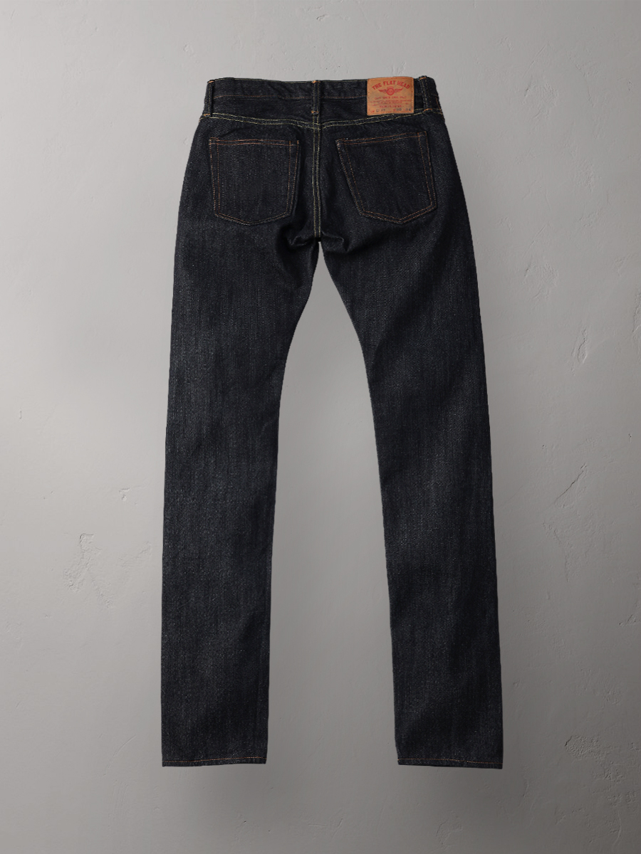 14.5oz 左綾ジンバブエコットン タイトテーパード ジーンズ FN-D109