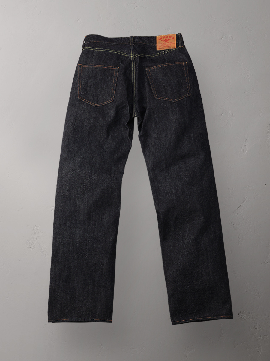 14.5oz 左綾ジンバブエコットン ワイドストレート ジーンズ FN-D111