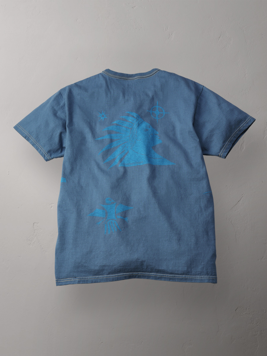 3本針の1本外し Tシャツ FN-THC-051