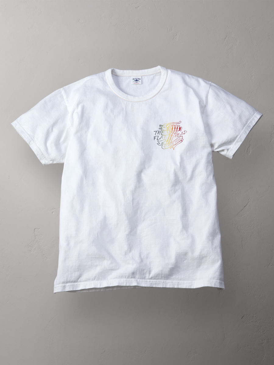 3本針の1本外し Tシャツ FN-THC-053
