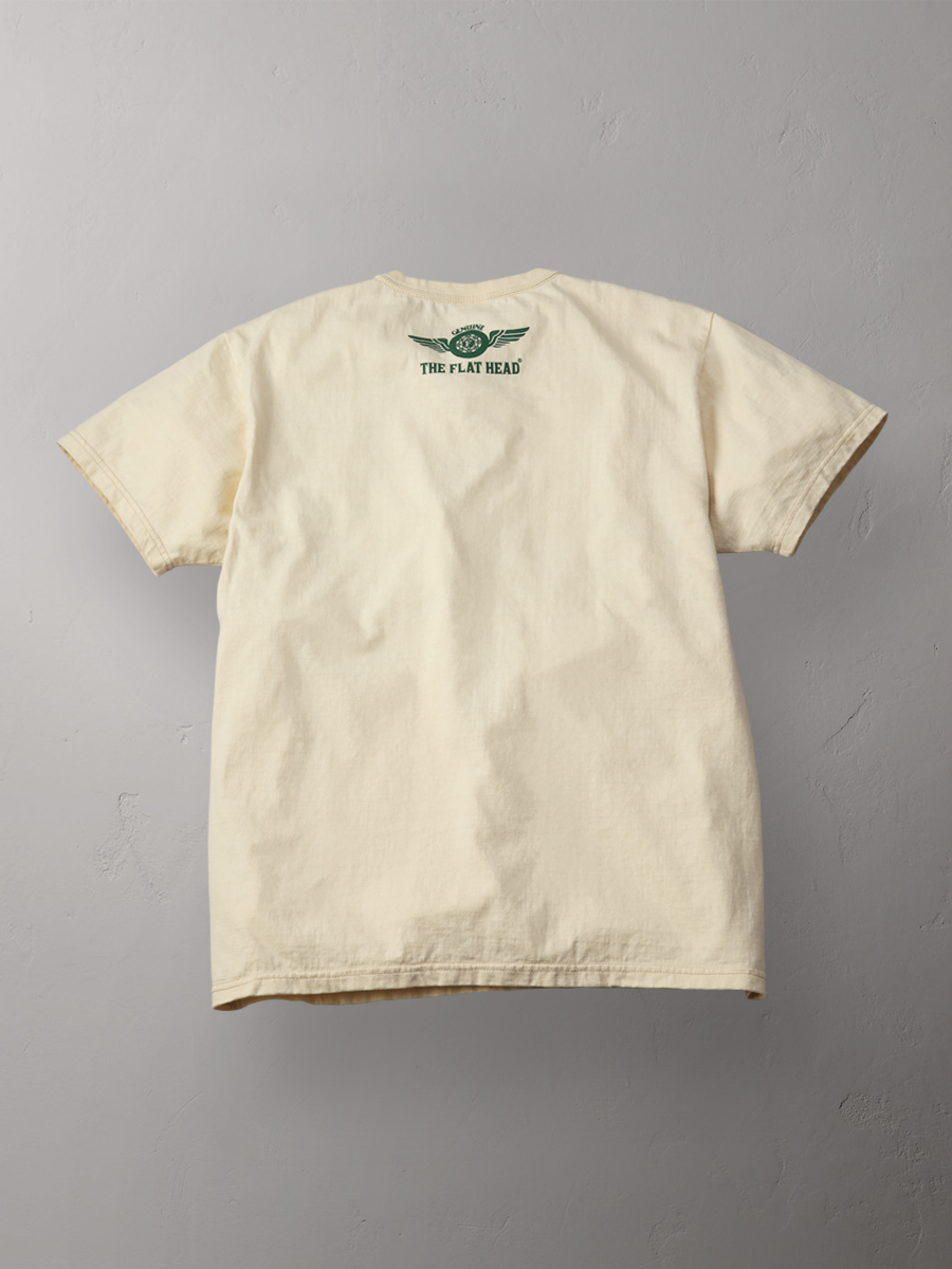 3本針の1本外し Tシャツ FN-THC-203