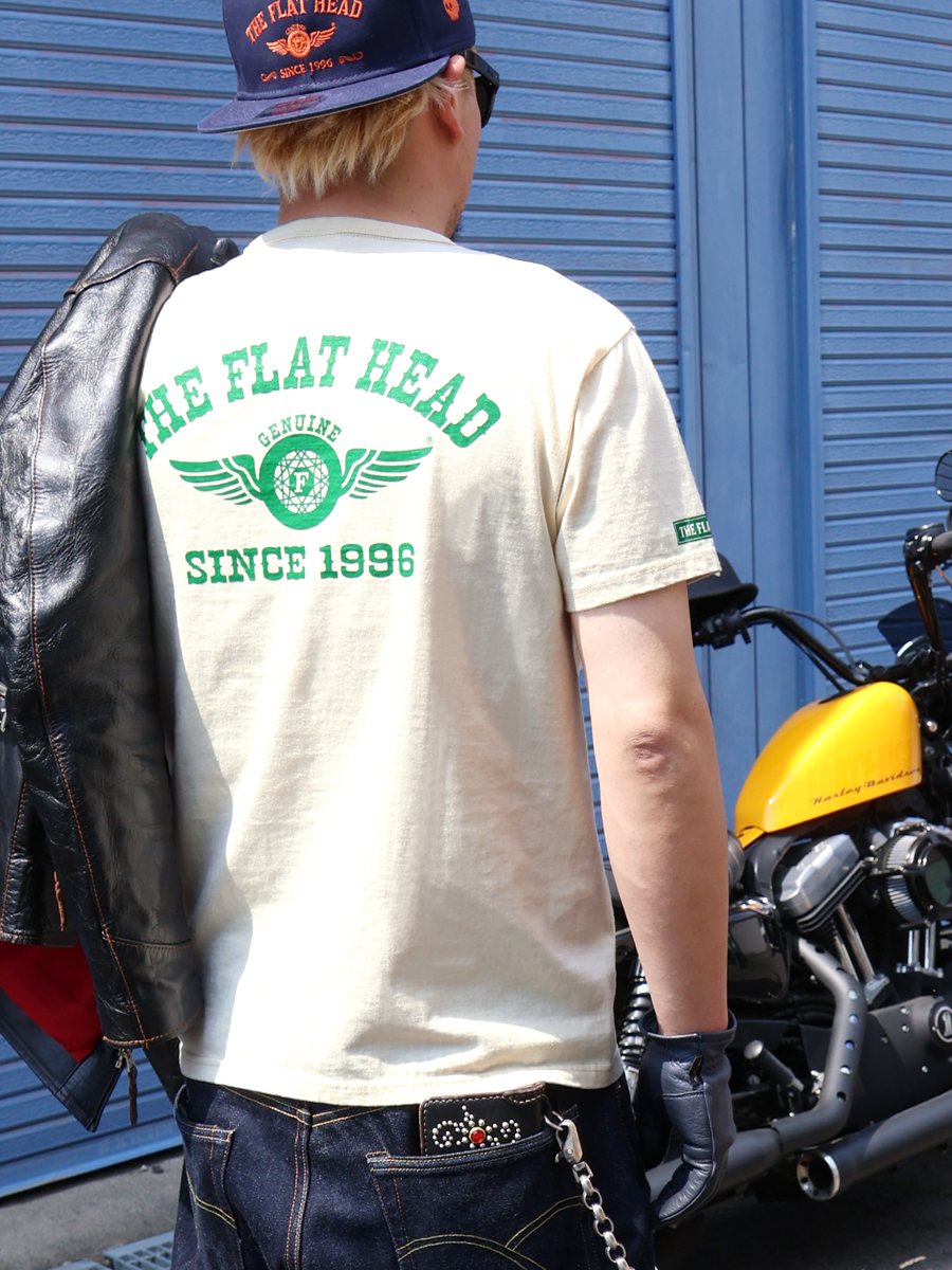 ウェブショップ&本店限定 3本針の1本外し Tシャツ FN-THC-202EC