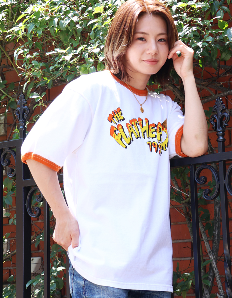 吊り生地 双糸 リンガーTシャツ FN-TMR-101