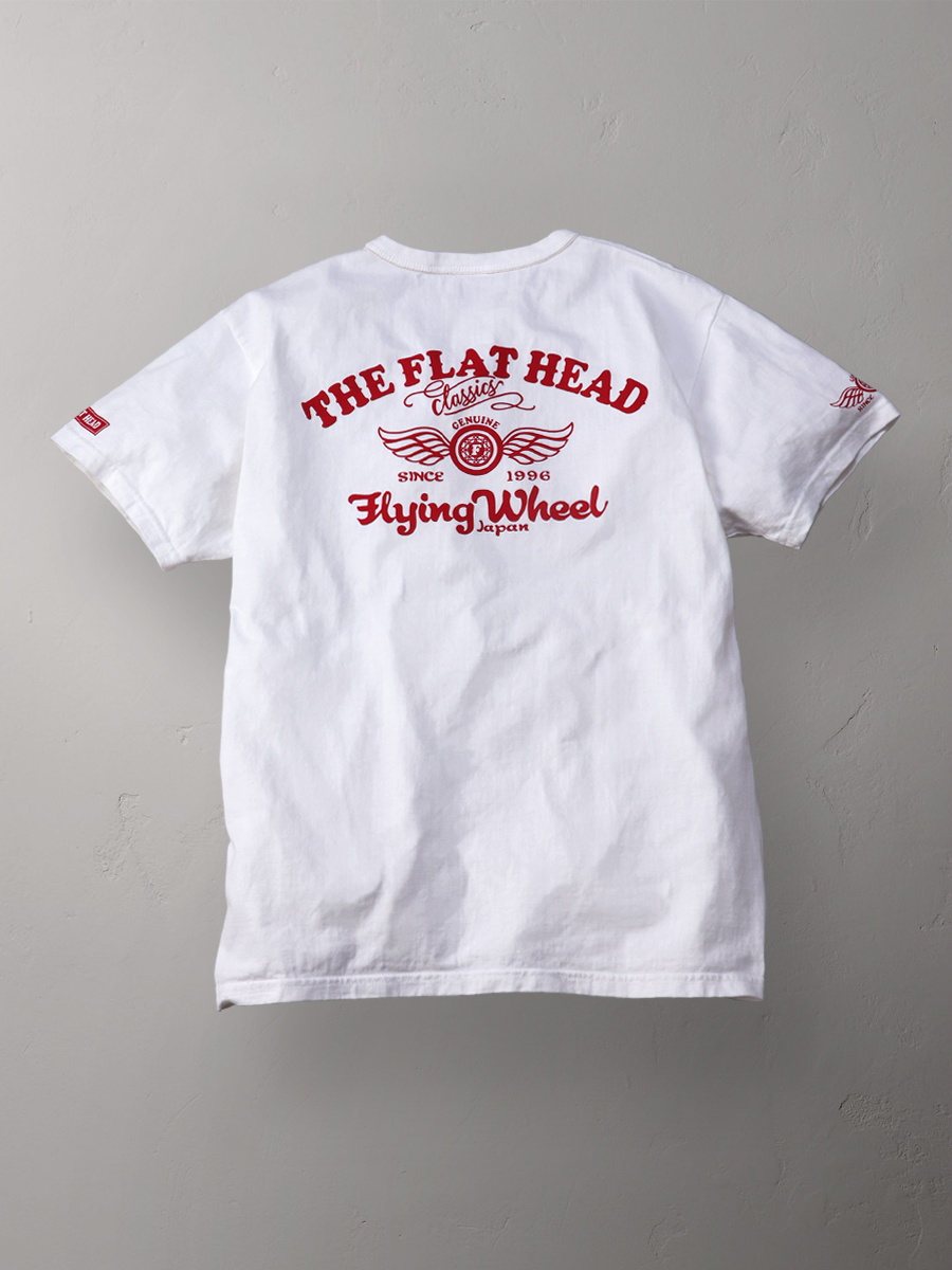 ウェブショップ限定 3本針の1本外し Tシャツ FN-THC-043EC