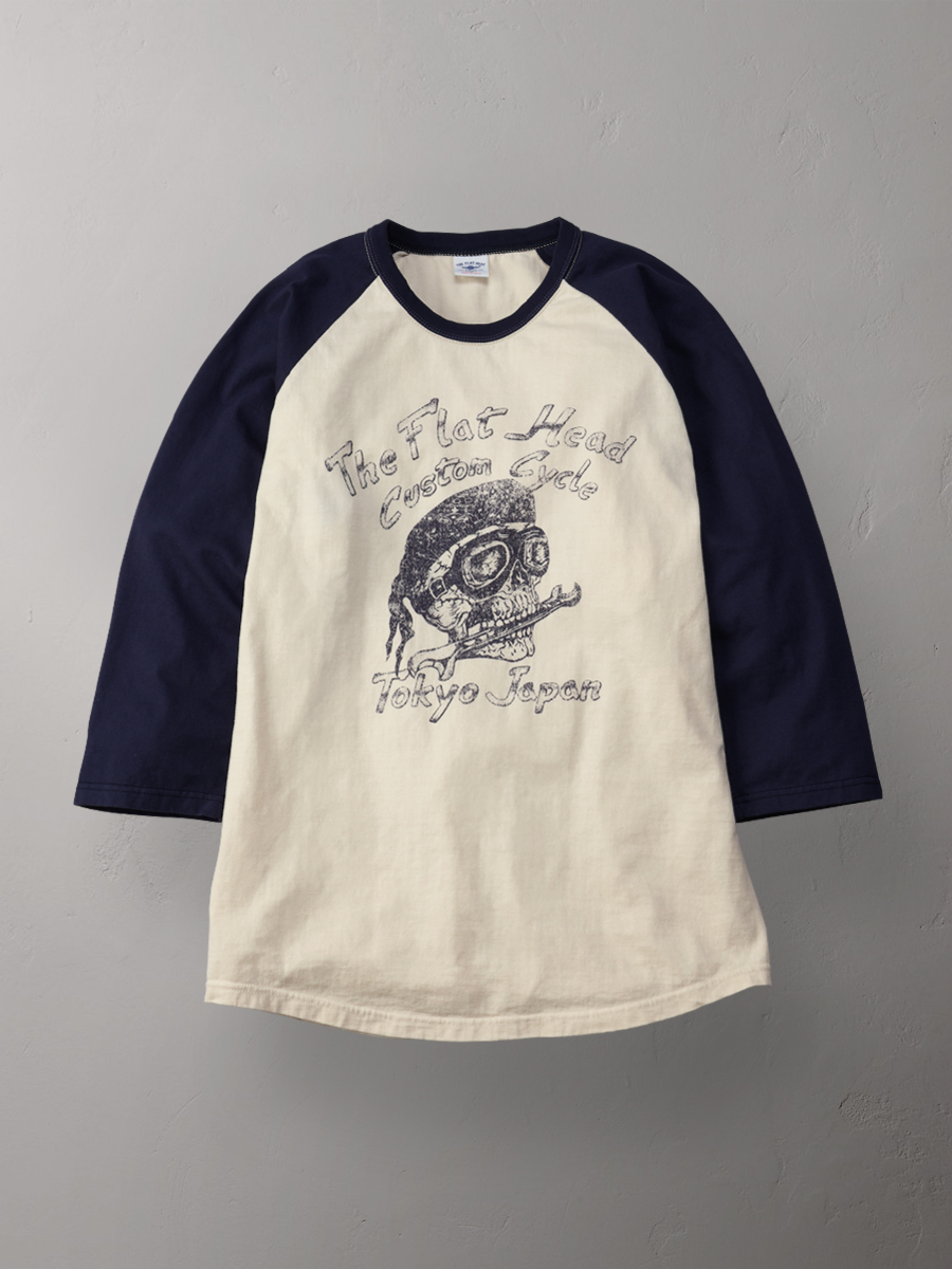 ラグラン 七分袖 Tシャツ FN-TSRB-004