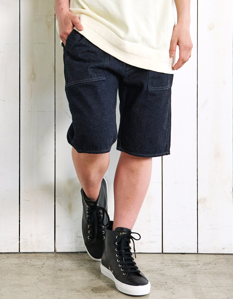 12oz デニム ハーフパンツ