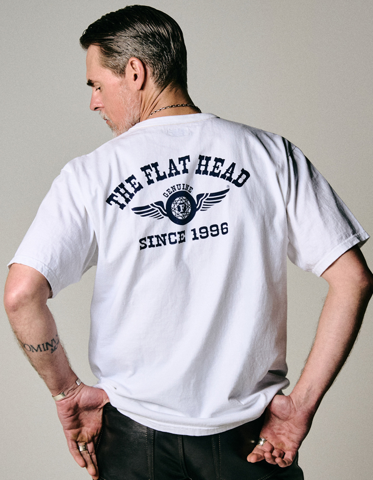 3本針の1本外し Tシャツ FN-THC-202