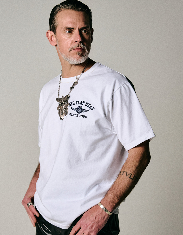 3本針の1本外し Tシャツ FN-THC-202