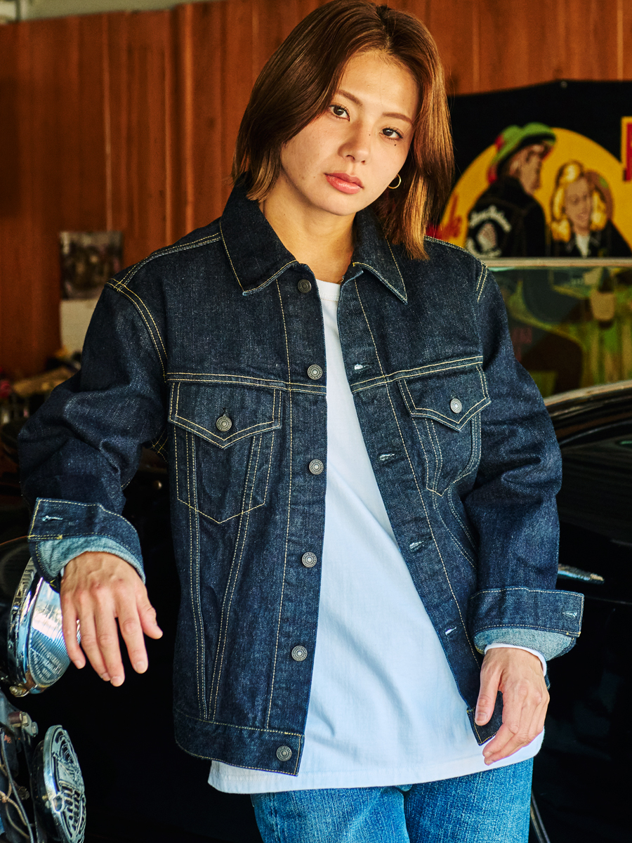14.5oz デニムジャケット 60sモデル FN-OJ-D003