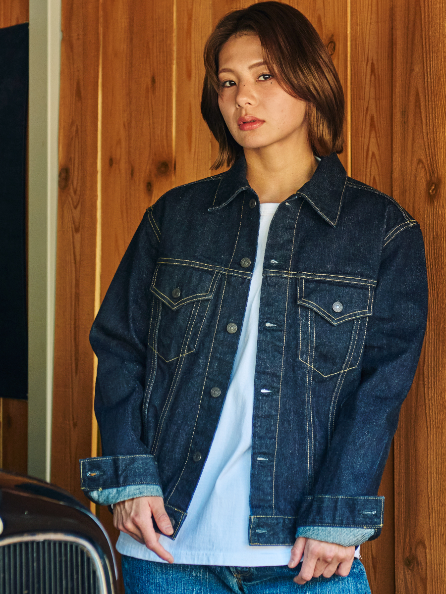 14.5oz デニムジャケット 60sモデル FN-OJ-D003
