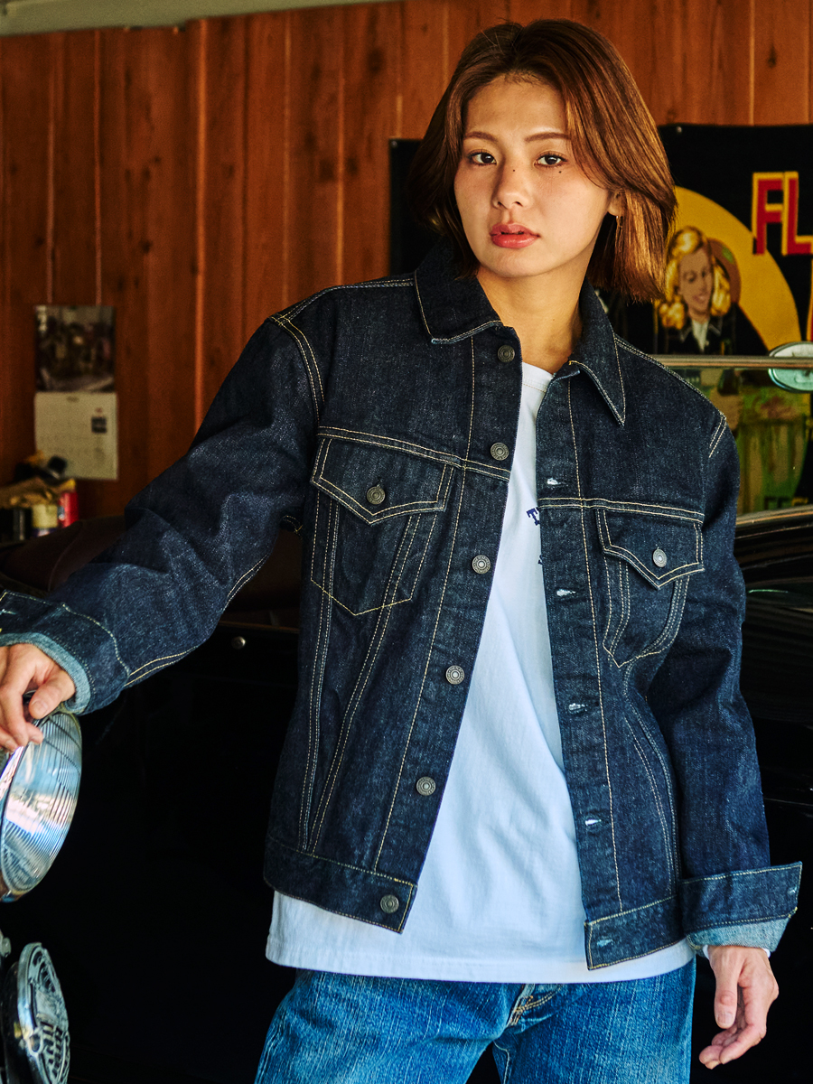 14.5oz デニムジャケット 60sモデル FN-OJ-D003