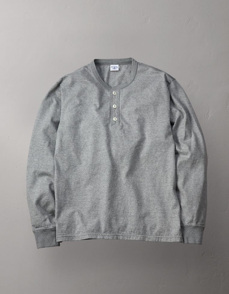 ヘンリーネック ロングスリーブTシャツ